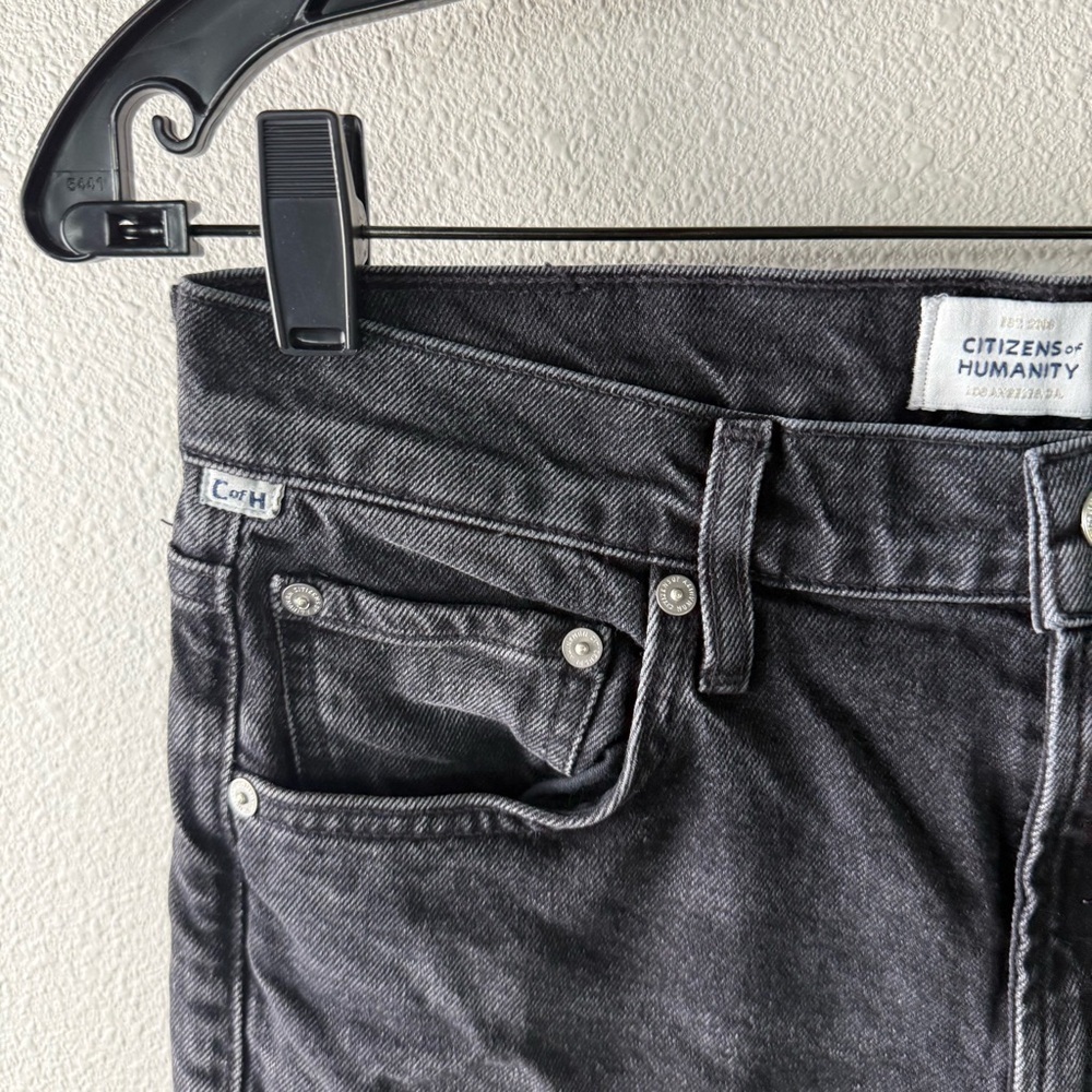 Citizens Of Humanity Vidia Gray Black Boot Cut Jeans - Picture 7 of 15